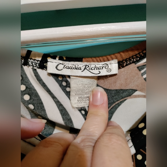 Claudia Richard abstract print skirt - Picture 3 of 3